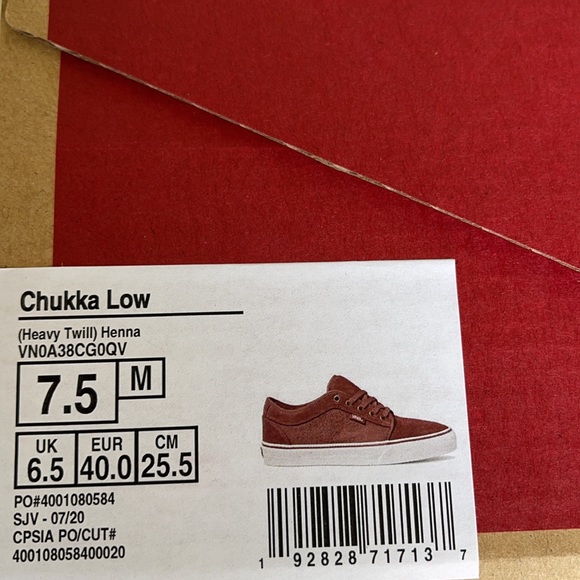 Vans Chukka Low Heavy Twill Henna WMNS - Picture 16 of 16